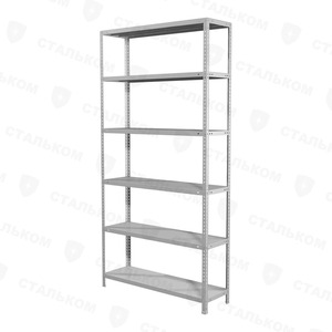 Стеллаж MS Hard 2200х1000х300, 6 полок