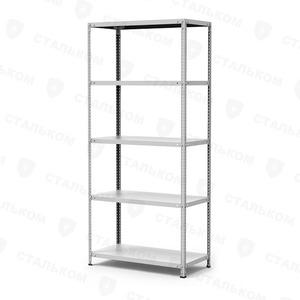 Стеллаж MS Hard 2500х1000х600, 5 полок